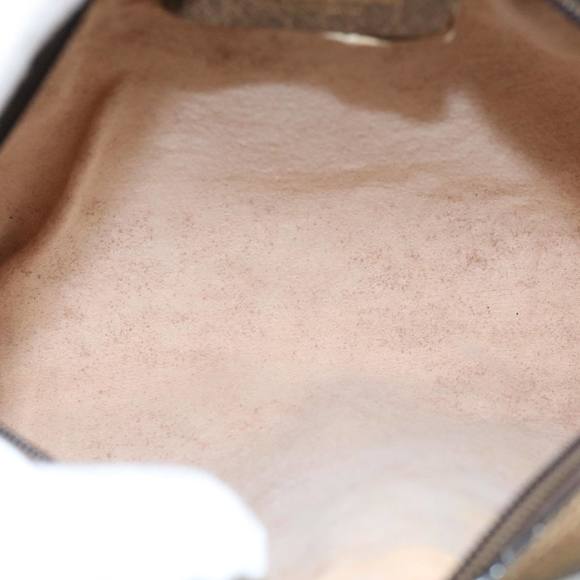 GUCCI GG Supreme Web Sherry Line Shoulder Bag PVC Beige Green Red Auth 98780 - Picture 10 of 16